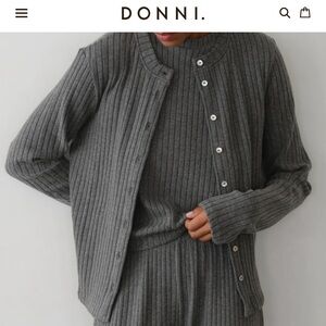 DONNI. Ribbed Cardigan